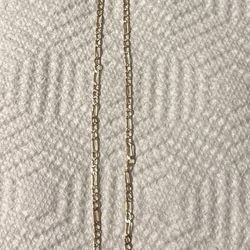 14k figaro chain