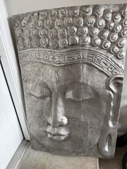 Z Gallerie Serenity Buddha Wall Panel – Silver