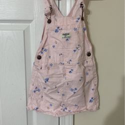 4t Toddler Girl Oshkosh Overall Dress