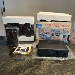 Vintage 1997 memorex a/v dolby pro logic surround sound amplifier model MA1400TH