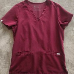 Maroon Scrub set