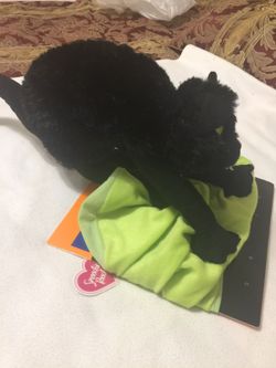 Top Paw Black Cat Dog Rider Costume