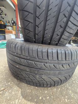 Two Tires like new 245 35ZT20 inch