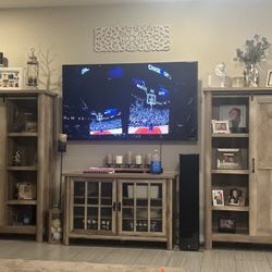 Tv Stand And Bookshelves  