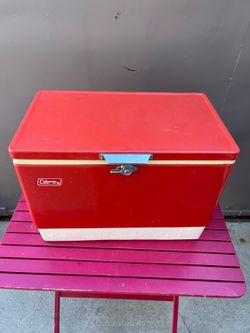 June of 1976 vintage Coleman cooler