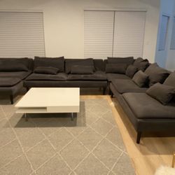 IKEA Sectionals Furniture (washable)With Coffee Table  $895
