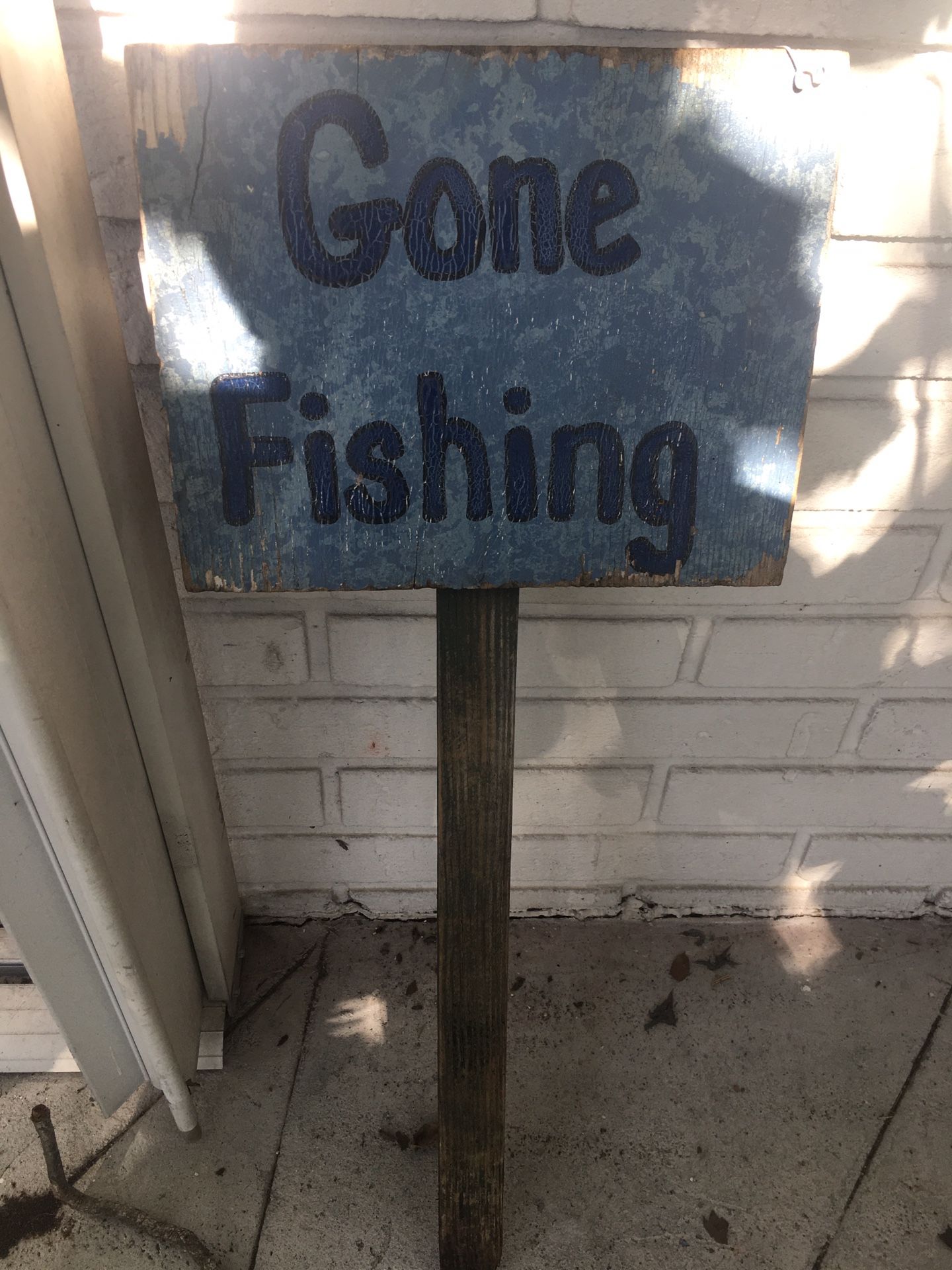 Gone Fishing Sign