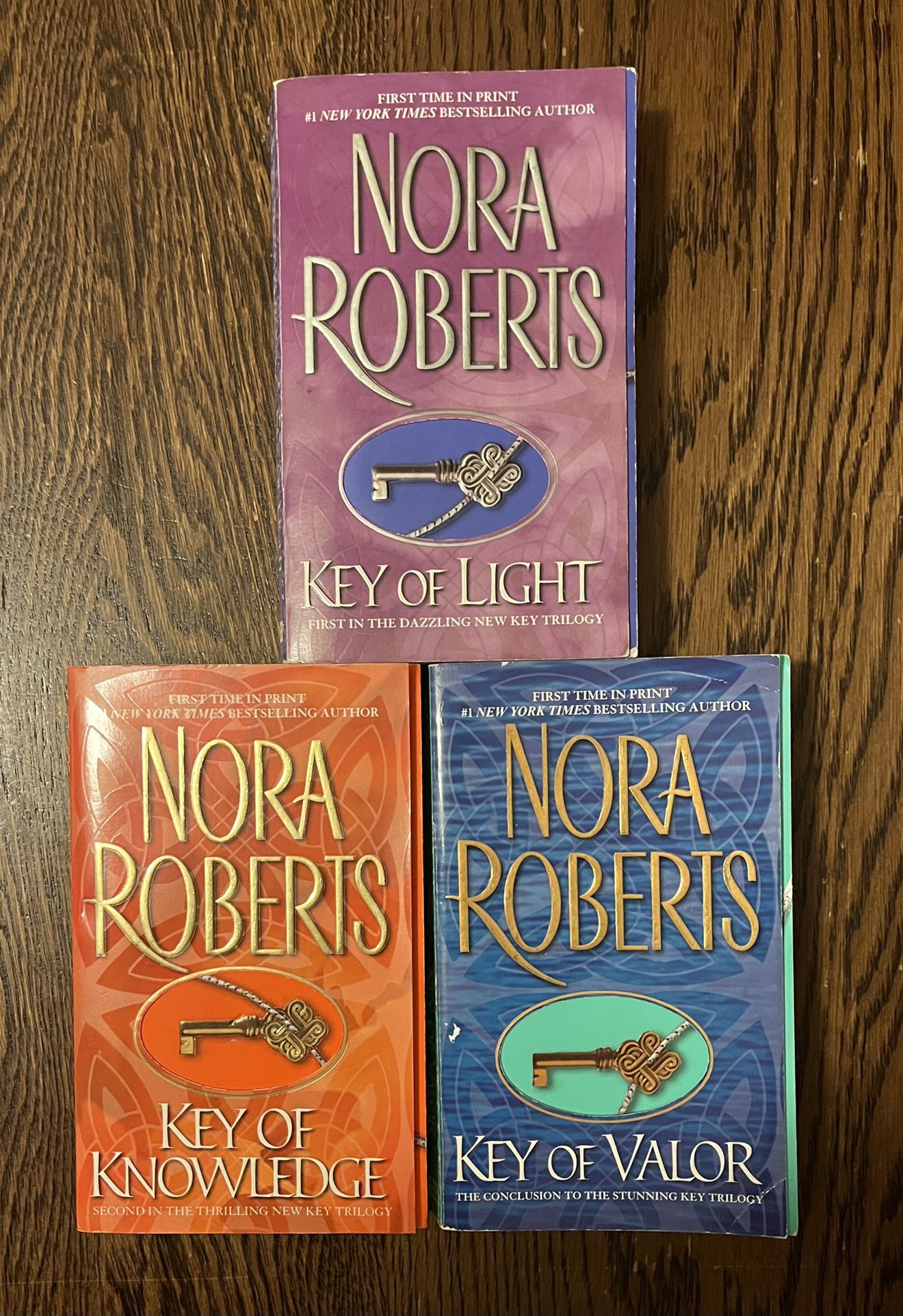COMPLETE "KEY TRILOGY" by Nora Roberts (Lot of 3 Books)