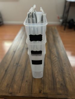 Plastic Cereal Containers (3)