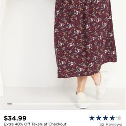 Old Navy  Floral Skirt