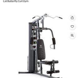 Marcy 150 lb. Stack Weight Home Gym MWM-4965SC Full Tricep Lat Butterfly Curl Gym