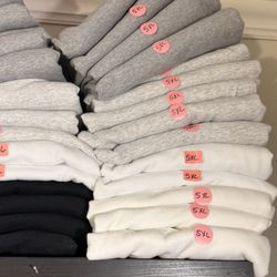 Blank Sweatshirts And T-shirts