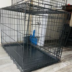Large and Small Metal Dog Crate 