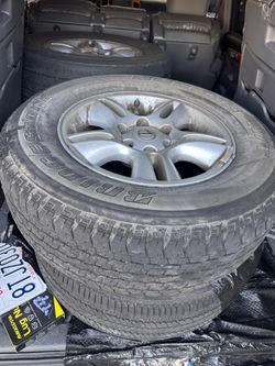 Lexus gx470 wheels with tires 265/65/17