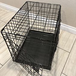 Dog kennel double door portable