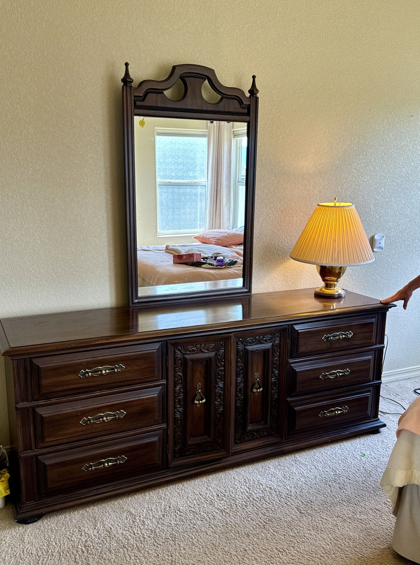 Dresser & Bed Frame Set