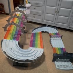 Hot Wheels Nintendo Mario Kart Rainbow Road Raceway Track