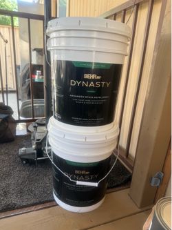 $180 for both BEHR 5 gal. Ultra White Paint