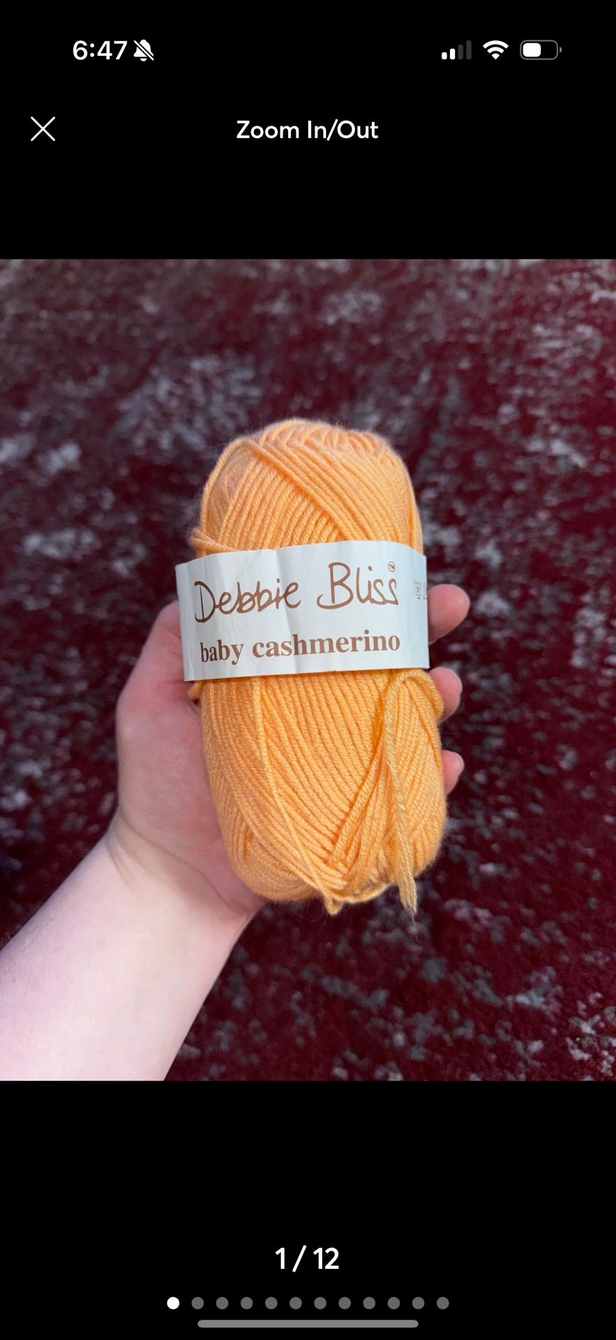 Debbie Bliss Baby Cashmerino yarn