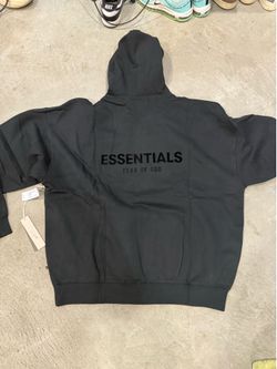 Fear of God Essentials Hoodie – Stretch Limo Black | Size XXL | Brand New | Sweats Available Too