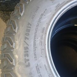 315/70/17 Goodyear Wrangler Tires (4)