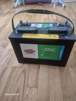 Interstate marine/rv battery
