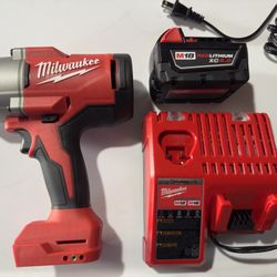 Milwaukee Impact Wrench M18 With Battery And Charger
