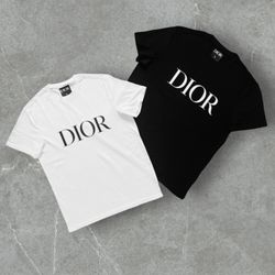 Dior Tshirt Black And White 