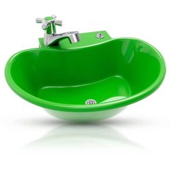 Outdoor Sink and D Fountain - 2 in 1 Easy to Install Outdoor Garden Sink for Hand Washing, Ga