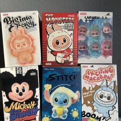 Labubu 3.0, Macaron, Energy, Coca Cola , Stitch And Mickey