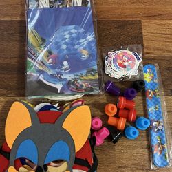 Sonic The Hedgehog Party Favor Bags. 