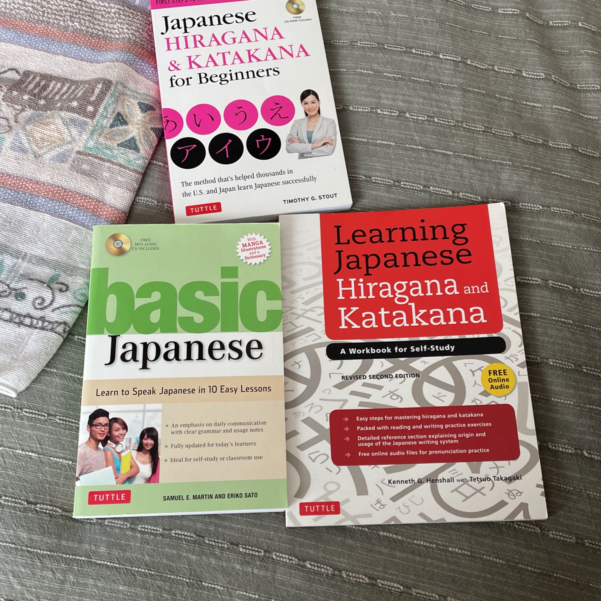 3 Set Of Japanese Learning Books