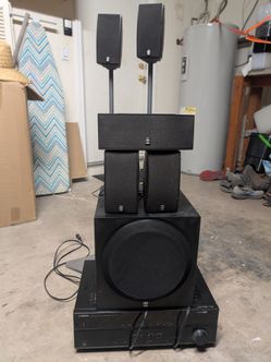 Yamaha Home Theater Speaker System with Receiver