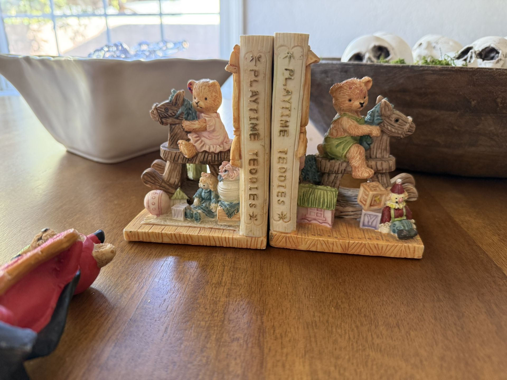 Vintage Bear Book Ends