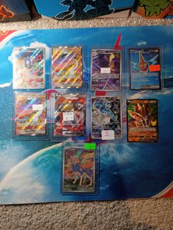 Pokemon Cards full art illustration rare lot Near Mint