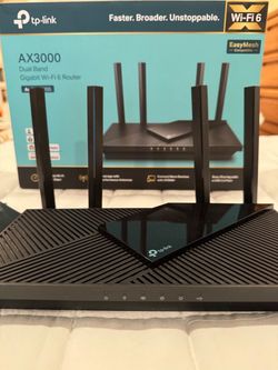 TP-link AX 3000 Dual Band Wi-Fi 6 Router