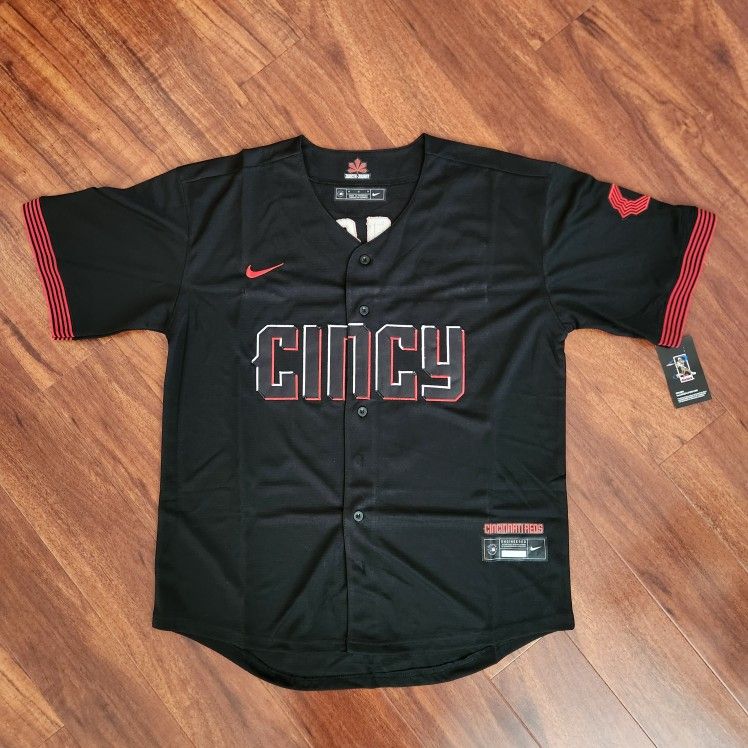 Cincinnati Reds De LA Cruz City Connect Jersey #44