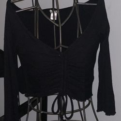 Black Tie Crop Top