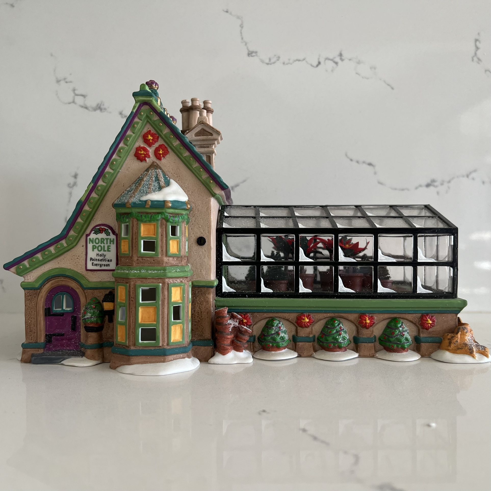 Department 56 | Heritage Village Collection | Christmas Village | Figurines | “Mrs Claus Greenhouse”