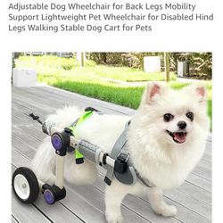 Dog Wheelchair For Back Legs Mobility