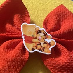 Winnie The Pooh Hair Bow