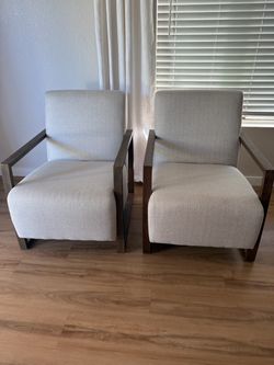 Set of 2 Modern Accent Chairs | $350