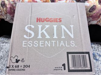 Huggies Skin Essentials Diapers Size 1 (204ct)