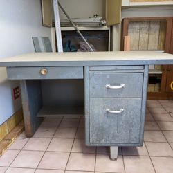 Antique Engineer's Desk