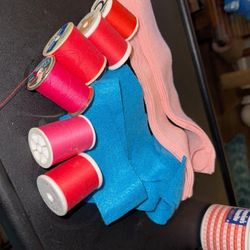 thread & felt fabric