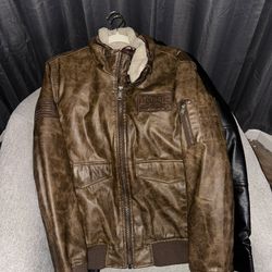 Tommy Hilfiger Faux fur Leather Jacket 