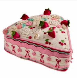Large Cushion- Birthday Cake Slice, World Market