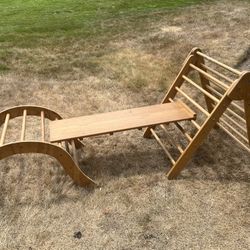 Pikler Triangle, arch, Slide