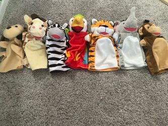 Assortment of puppets