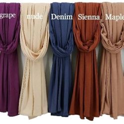 Womens Colorful Premium Jersey Hijabs